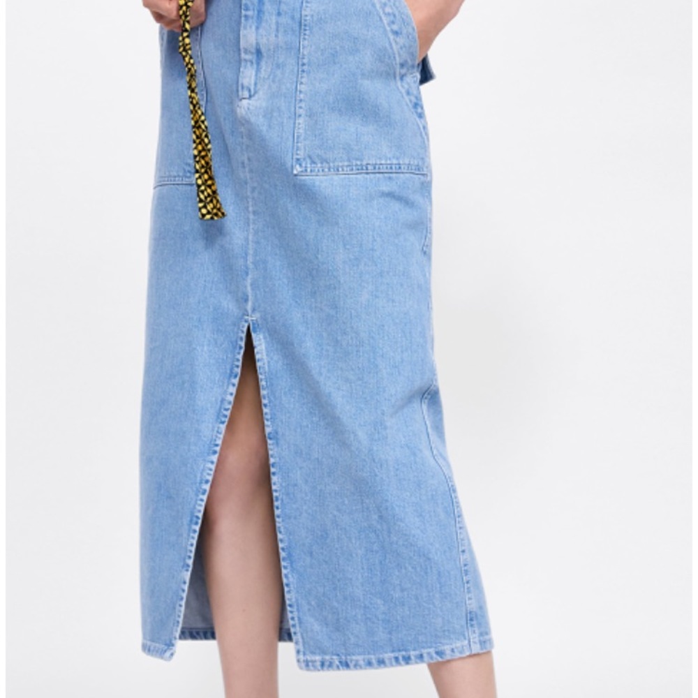 Venice blue denim skirt - Picture 3 of 7